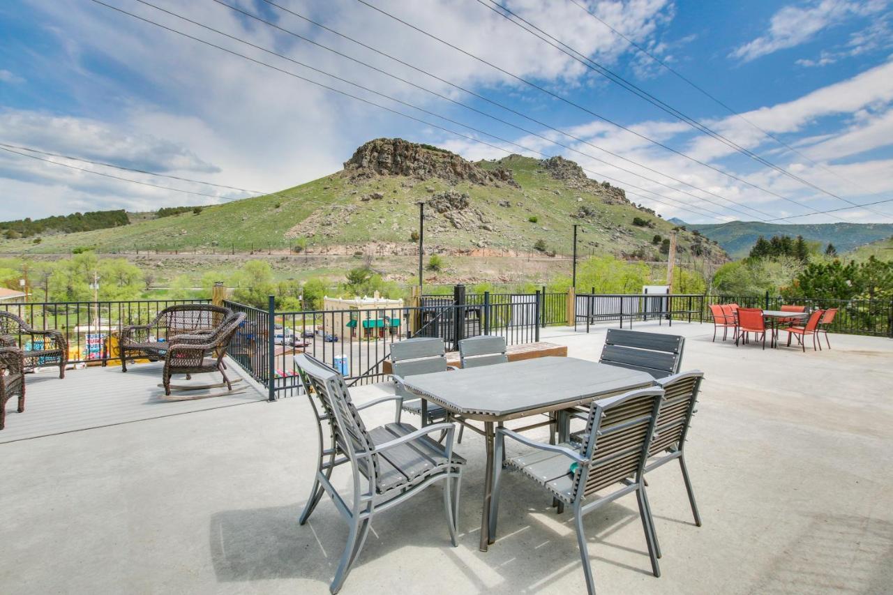 Central Lava Hot Springs Studio With Deck And Views! Extérieur photo