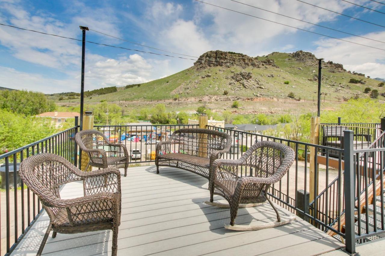 Central Lava Hot Springs Studio With Deck And Views! Extérieur photo